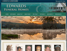 Tablet Screenshot of edwardsfuneralhomes.com